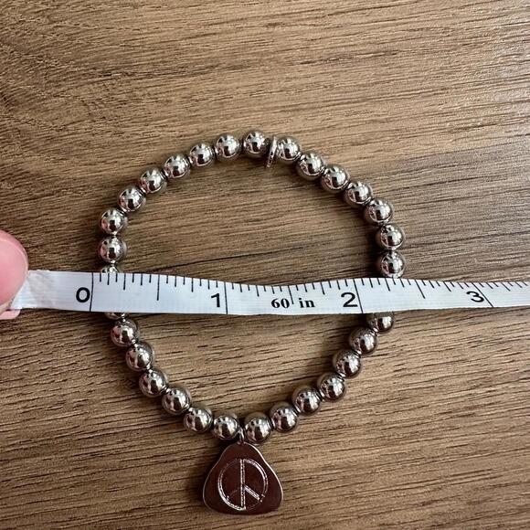 NWOT‎ MARLYN SCHIFF Beaded Peace Bracelet - Picture 4 of 4